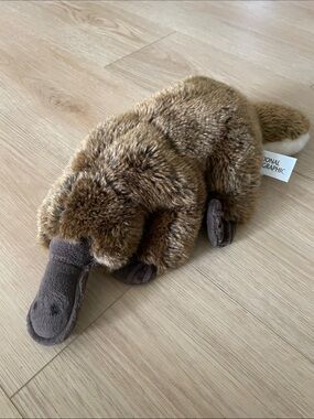National Geographic Brown Plush Platypus